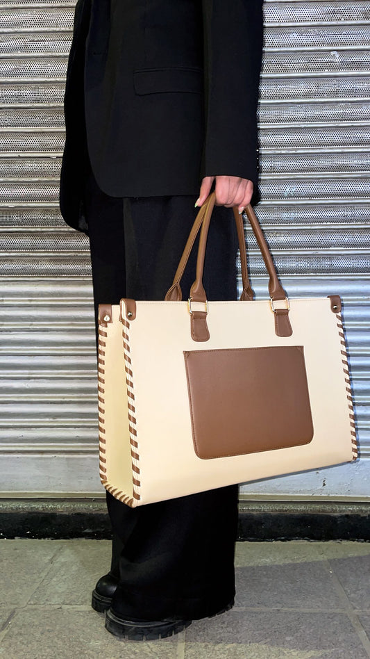 Dual Tone Office Tote